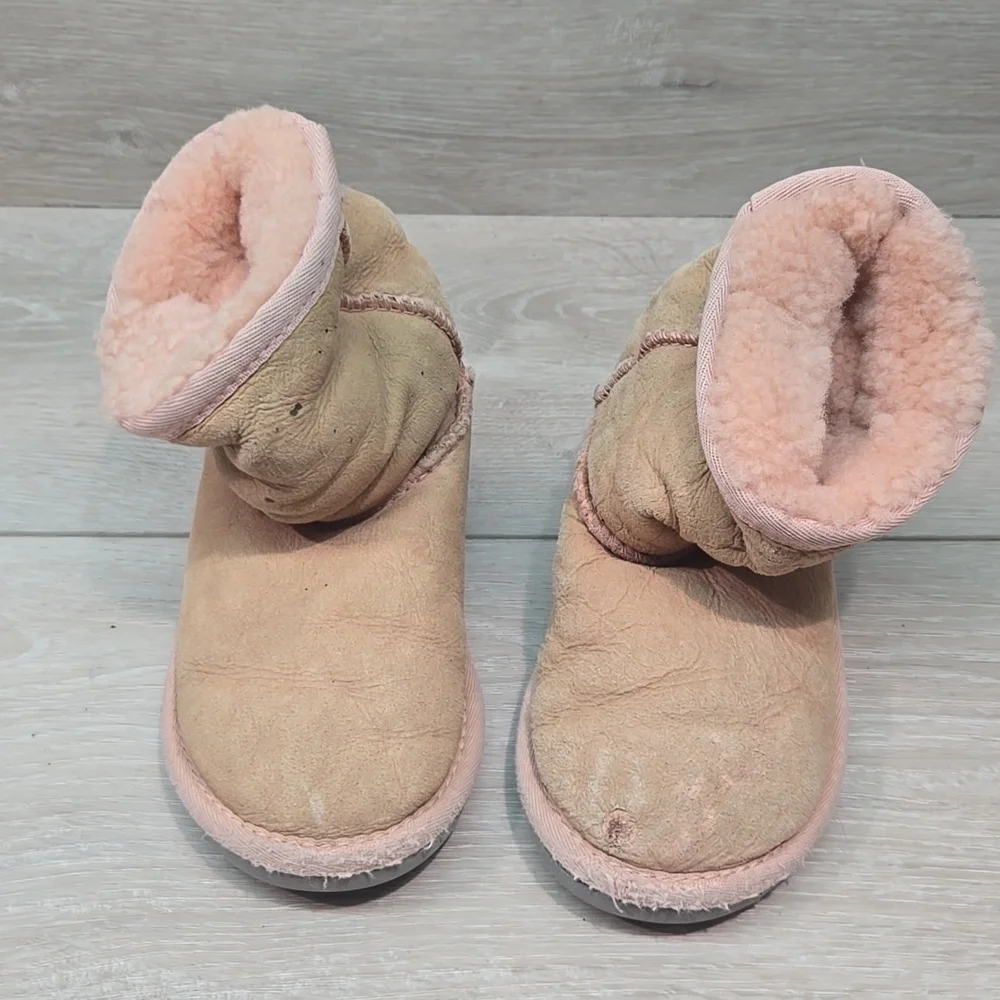 Ugg Australia 5251T Girl Kids Girl Pink Suede Boots Shoes Boots Sz 11